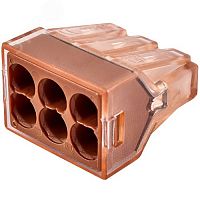 ED 773-606 Клемма соединительная  6-контактная Elеctrodeel , сечение 1,5-4,0 мм2, 32А/400В (упаковка 50 штук) Electrodeel