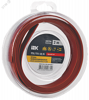 UDR12-012-006-002-K04-T Трубка термоусадочная ТТУ нг-LS 12/6 красная (2м/упак) IEK 
