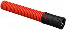 CTG12-050-K04-050-R Труба гофрированная двустенная ПНД гибкая d50мм с муфтой красн. (уп.50м) IEK 