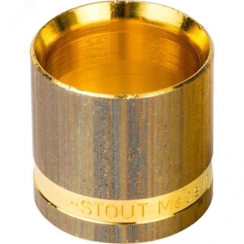 SFA-0020-000025 Гильза 25 аксиальная монтажная, латунная STOUT  RG008P0UDADIES
