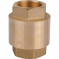 SVC-0012-000020 Клапан обратный пружинный муфтовый 3/4' с пластиковым седлом STOUT  RG008T8CKL0L52
