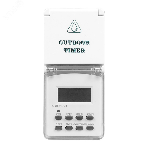 ТМ23 Розетка с таймером (недельная) электронная IP44 16А 3500W FERON 23206