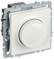 BR-D20-0600-K01 BRITE Светорегулятор поворотно-нажимной 600Вт СС10-1-0-БрБ белый
