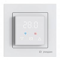 21RT0104R Терморегулятор Ridan Classy c Wi-Fi, с комбинацией датчиков, белый, 16А ДЕВИ 