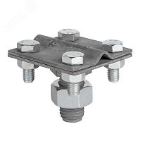 lp-g6606-e1302 Зажим прута на штыре (пластина 56х56мм) HZ PROxima EKF 