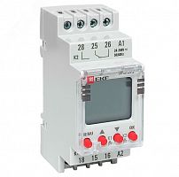 te-80-24-2 Таймер электронный двухканальный ТЭ-80 24-230В EKF 