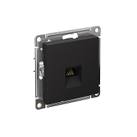 ATN001083 Розетка компьютерная 1-м AtlasDesign RJ45 кат.5E механизм карбон SE 