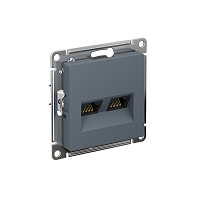 ATN000785 Розетка компьютерная 2-м AtlasDesign RJ45 кат.5E механизм грифель SE 