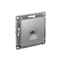 ATN000383 Розетка компьютерная 1-м AtlasDesign RJ45 кат.5E механизм алюм. SE 