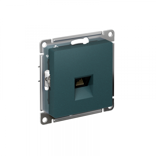 ATN000883 Розетка компьютерная AtlasDesign RJ45 кат.5E механизм изумруд SE 