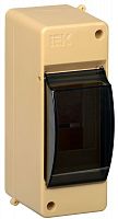 MKP42-N-02-30-20-S Корпус ОП КМПн 2/2 Krepta 3 IP30 для 2-х авт. выкл. прозр. крышка пластик. сосна IEK 