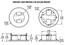 IMEICM-E Крепление врезное для Sarix Enh+ внешн. Pelco 