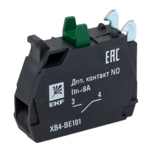 XB4-BE101 Контакт дополнительный NO зел. PROxima EKF 