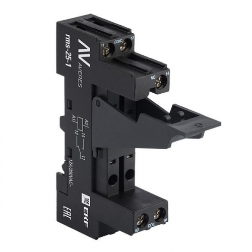 rms-25-1 Разъем для реле РM slim 25/1 AVERES EKF 