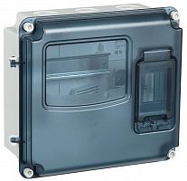 MSP1-N-03-66-L Корпус ЩУРн-П 1/3 Krepta 3 IP66 PC пластик. IEK 