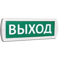 10516 Оповещатель охранно-пожарный световой (табло) Т 12 (Топаз 12) "Выход" зел. фон SLT 