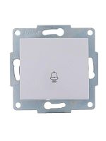707-0288-103 Механизм кнопки звонка 1-кл. 1п СП Karina 10А IP20 бел. LEZARD 