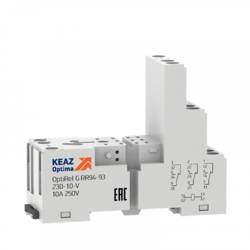 281165 Розетка для реле OptiRel G RR94-93-230-10-V КЭАЗ 