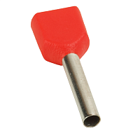 278048 Наконечник штыревой втулочный под два провода НШвИ2 OptiKit T-Shv2-PVC- 1.5-12 (уп.100шт) КЭАЗ 