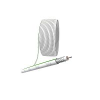 Б0044608 Кабель коаксиальный SAT 703 B.CCS/оплетка Al 75проц. PVC Simple 75Ом бел. (м) Эра 