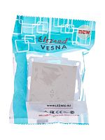 742-0388-105 Переключатель проходной 1-кл. СП Vesna механизм крем. LEZARD 
