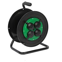 Б0055423 Катушка 4-м с заземл. IP44 RP-4e-IP44 для подключения провода с защ. крышками пластик. Эра 