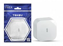 TKE-FR-P1-C01 Переключатель 1-кл. ОП Frea 10А IP20 250В АБС-пластик бел. TOKOV ELECTRIC 