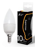 Sup_LED10wCNE1440 Лампа светодиодная Supermax 10Вт свеча E14 230В 4000К КОСМОС 