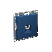 ATN001183 Розетка компьютерная AtlasDesign RJ45 кат.5E механизм аквамарин SE 