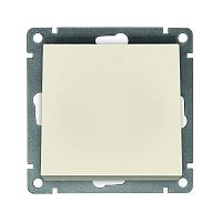 A0021-I Выключатель 1-кл. СП Афина 10А IP20 механизм сл. кость (ivory) Universal 
