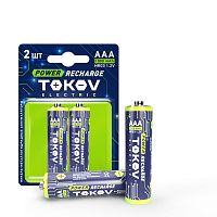 TKE-NMA-HR03/B2 Аккумулятор AAA/HR03 1000мА.ч (блист.2шт) TOKOV ELECTRIC 