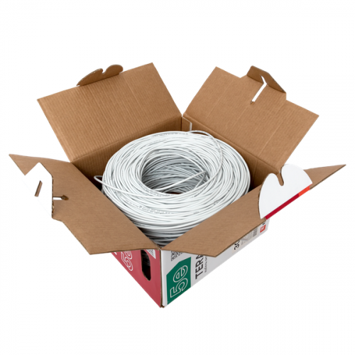 TRC-5EUTP-04PVC-GY-IN3 Кабель витая пара U/UTP кат.5E 4 пары solid PVC сер. TERACOM EKF  фото 6