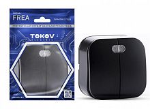 TKE-FR-V2I-C14 Выключатель 2-кл. ОП Frea 10А IP20 250В с индикацией АБС-пластик карбон TOKOV ELECTRIC 