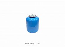 VF.AV.0018 Гидроаккумулятор вертикальный AV 18л (60шт/пал) син. VALFEX 