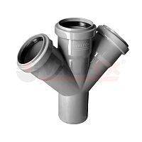 27105050 Крестовина 50/50/50х45град. (100) VALFEX 