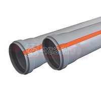 211100150 Труба d110мм OPTIMA с раструбом (10) (дл.1.5м) VALFEX 