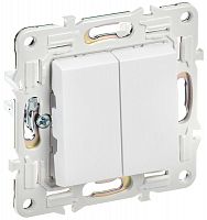 SK-V20-0-10-K01 Выключатель 2-кл. SKANDY 10А SK-V04W арктич. бел. IEK 