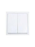 704-0288-101QC Выключатель 2-кл. 1п СП ZIMA 10А IP20 безвинтов. зажим механизм бел. LEZARD 