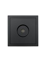 704-4288-130 Розетка телевизионная оконечная TV 1вых. СП ZIMA IP20 механизм черн. бархат LEZARD 