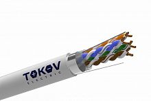 TKP-C06-F42-5E-305-PVC Кабель витая пара F/UTP 4х2х24AWG(0.51мм) кат.5E PVC indoor Fluke tested 305м (м) PRO TOKOV ELECTRIC 