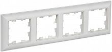 BR-M42-12-K91 Рамка 4-м BRITE РУ-4-БрАБ арктич. бел./бел. IEK 