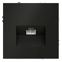 VLS060108 Розетка компьютерная 1-м СП S70 RJ45 кат.6 механизм черн. матов. Voltum 