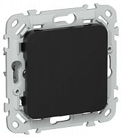 FI-PL10-K02 Заглушка СП FLITE ЗГ-ФлЧ с суппортом механизм черн. IEK 