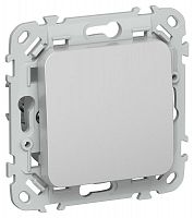 FI-V10-0-10-1-K47 Выключатель 1-кл. СП FLITE ВС11-1-0-ФлА 10А механизм алюм. IEK 