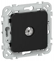 FI-A13-P-K02 Розетка телевизионная проходная СП FLITE РТВм-1-1-2-ФлЧ тип M экранир. механизм черн. IEK 