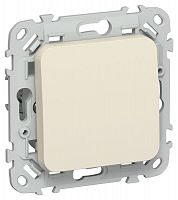FI-V10-0-10-1-K86 Выключатель 1-кл. СП FLITE ВС11-1-0-ФлСл 10А механизм сливочный IEK 