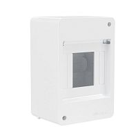 F04W0W0 Щиток настенный Фрейм (FRAME) ЩРн-п-4 4мод. без дверцы бел. DKC 