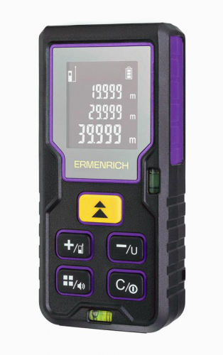 85315 Рулетка лазерная Reel PLUS GD80 фиолет. Ermenrich 