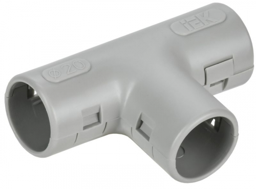 CTA10D-TIG20-K41-050 Тройник для жестких труб d20мм TIG-20 ELASTA IEK 