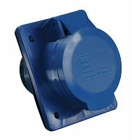 PSR41-032-3 Розетка встраиваемая 32А 2P+E 250В IP44 ССИ-423 IEK 